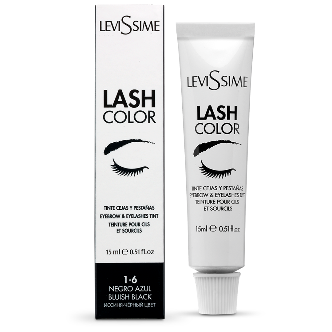 Tinte de Cejas y Pestañas Negro Azul 1-6