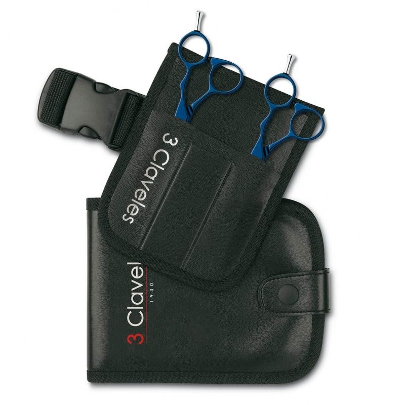 Kit tijeras peluqueria dur azul 5.5&quot;