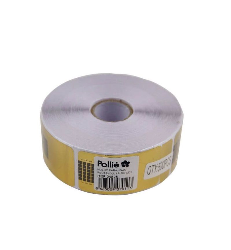 Molde Para Uñas Rectangular 500 Uds.