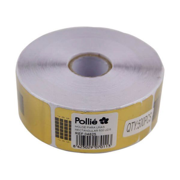 Molde Para Uñas Rectangular 500 Uds