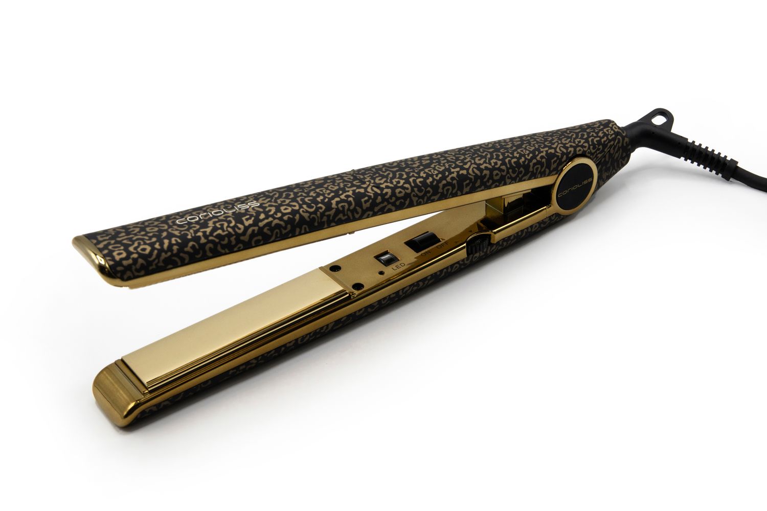 Plancha Del Pelo C1 Gold Leopard Soft Touch