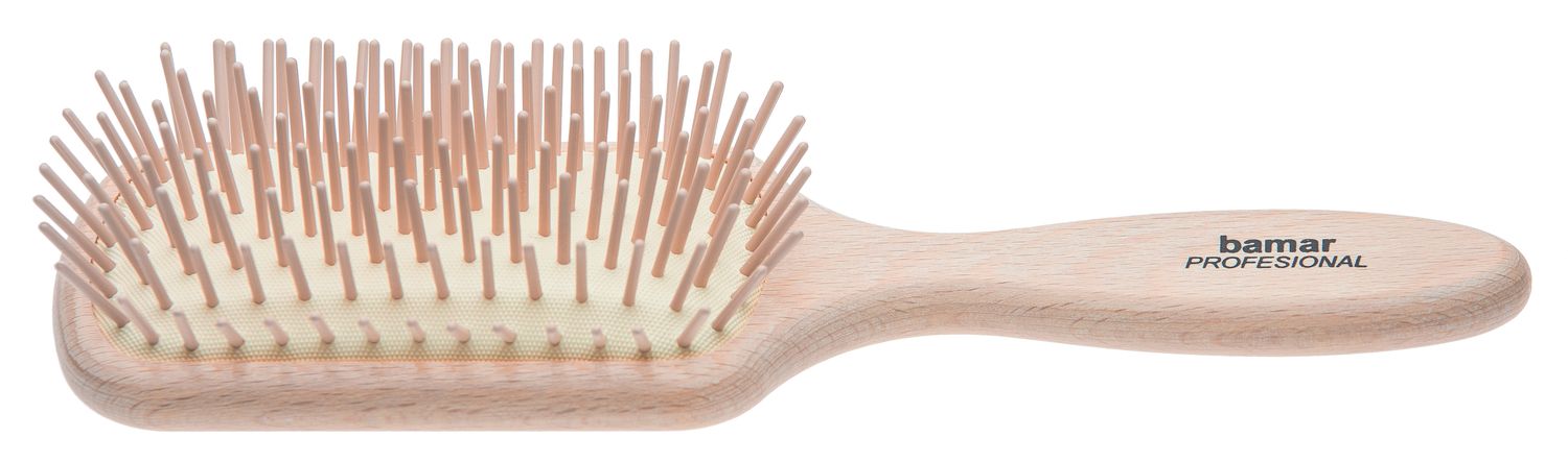 Cepillo Paleta Púas Gruesas De Resina.