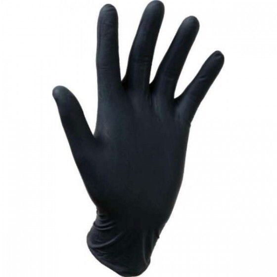Guantes Nitrilo Negros 100Uds.