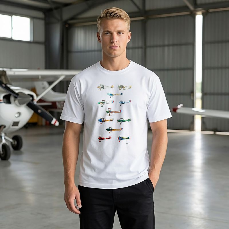 Camiseta Unisex Avionetas