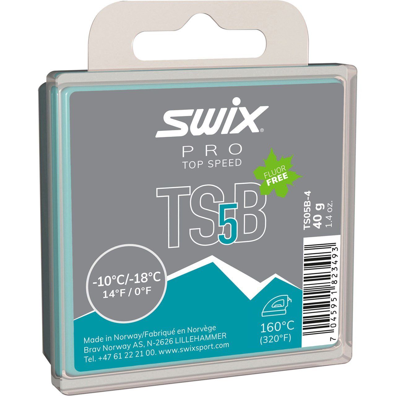 Swix TS5 Black -10°C/-18°C 40g