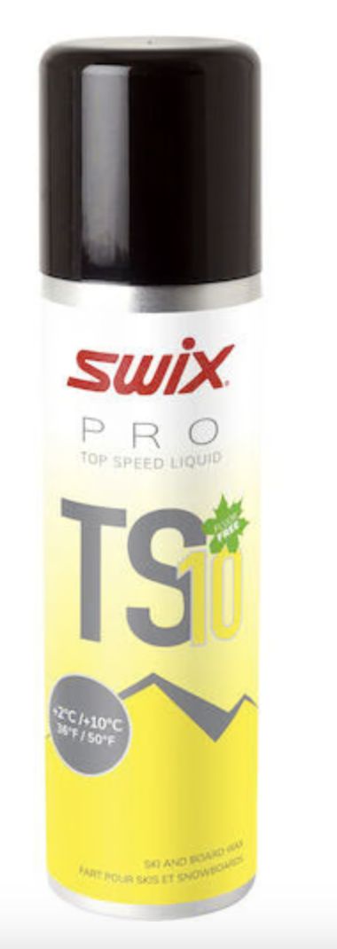 Swix TS10 Liquid Wax Yellow +2°C/+10°C