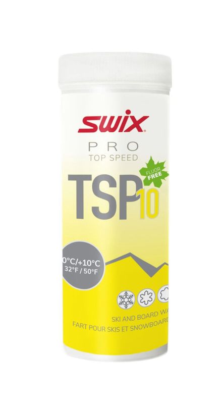 Swix TSP10 Yellow Wax 0°C/+10°C 40g