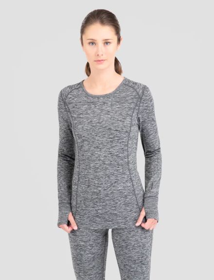 Terramar Cloud Nine Midweight Performance Scoop Shirt