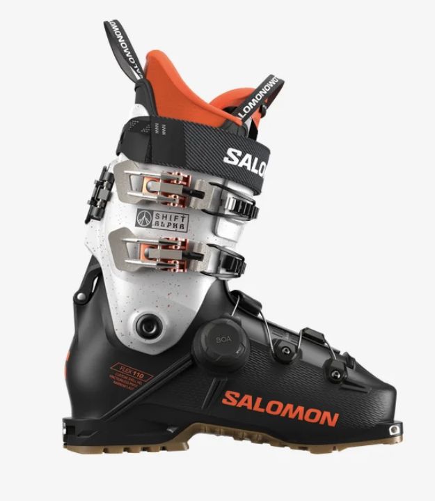 Salomon Shift Alpha BOA 110 Ultra Black/Orange Tiger (24-26)