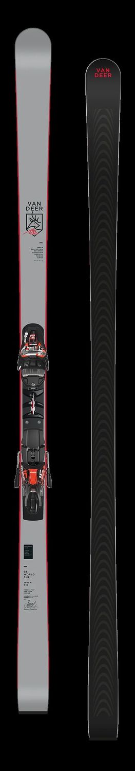 Van Deer GS World Cup 193 Grey w/Interface 10mm With XCOMP Binding