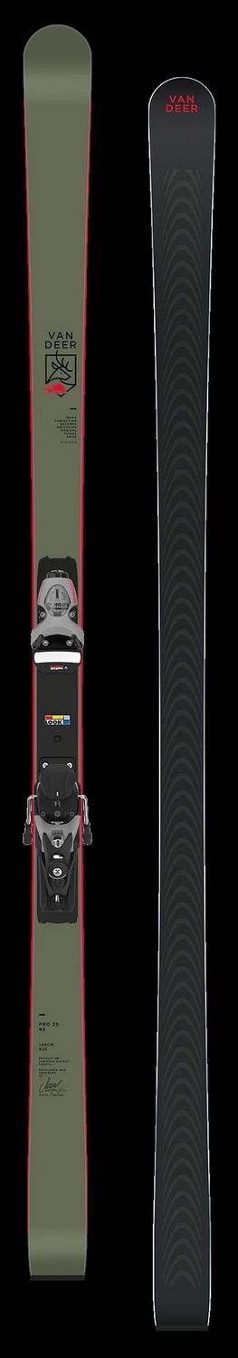Van Deer  Pro RS 183 Khaki w/R22 WC + SPX 15 Binding