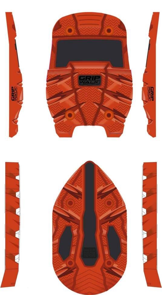 Lange Standard Free Grip Walk Sole Orange/Black