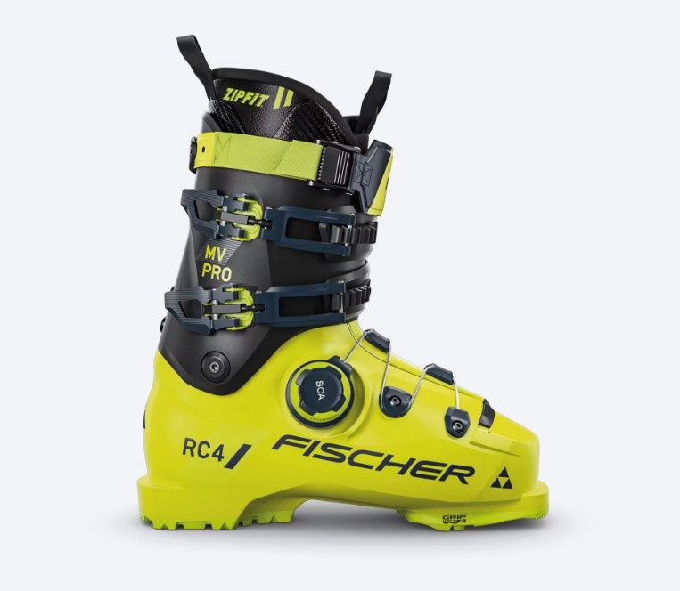 Fischer RC4 Carbon Pro MV BOA Yellow/Carbon (24-26)