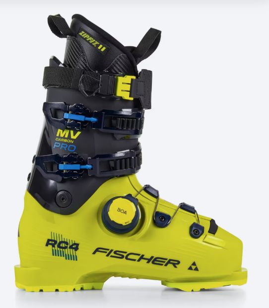 Fischer RC4 Carbon Pro MV BOA Yellow/Carbon (24-26)