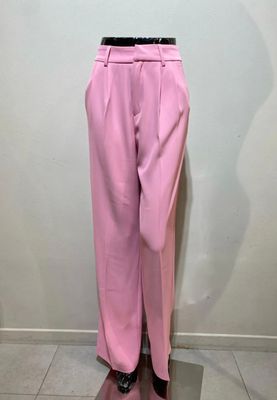 GEKLEDE BROEK ROZE