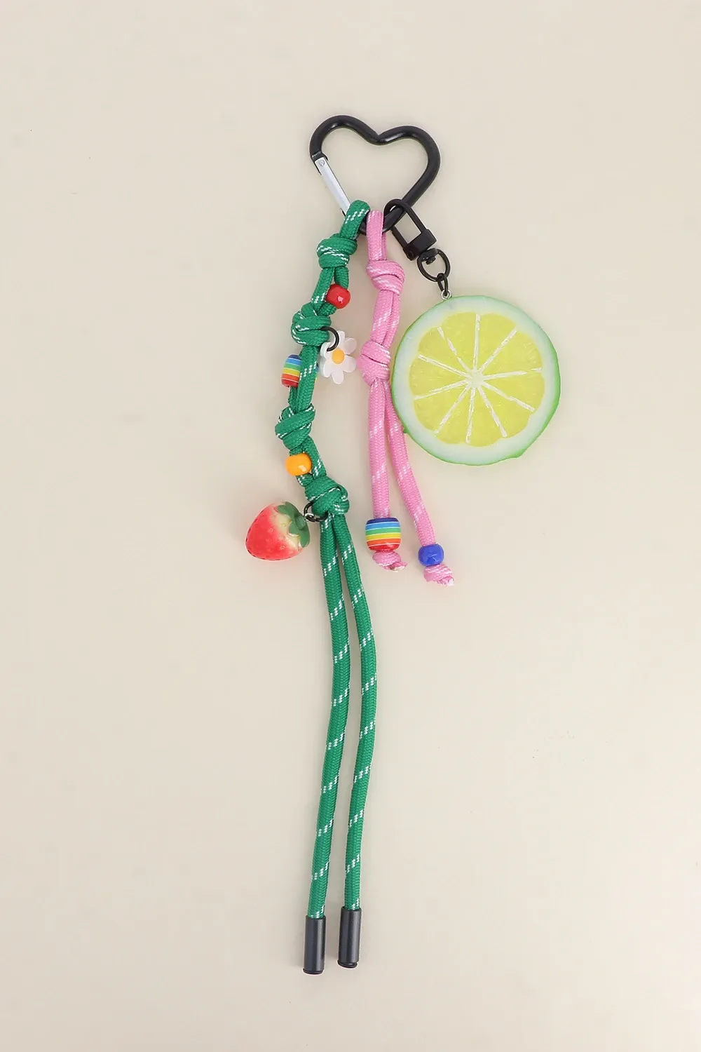 SLEUTELHANGER- BAG CHARMS LIMOEN GROEN