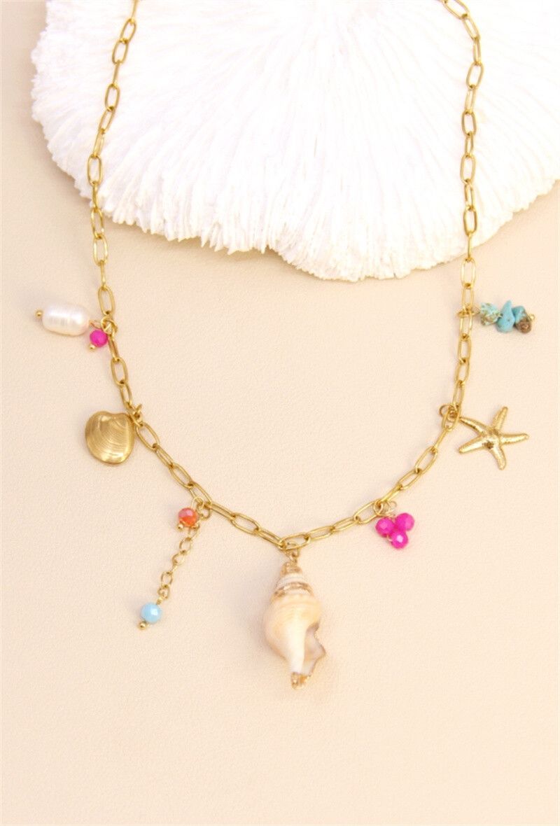KETTING ZEESTER-SCHELPJES