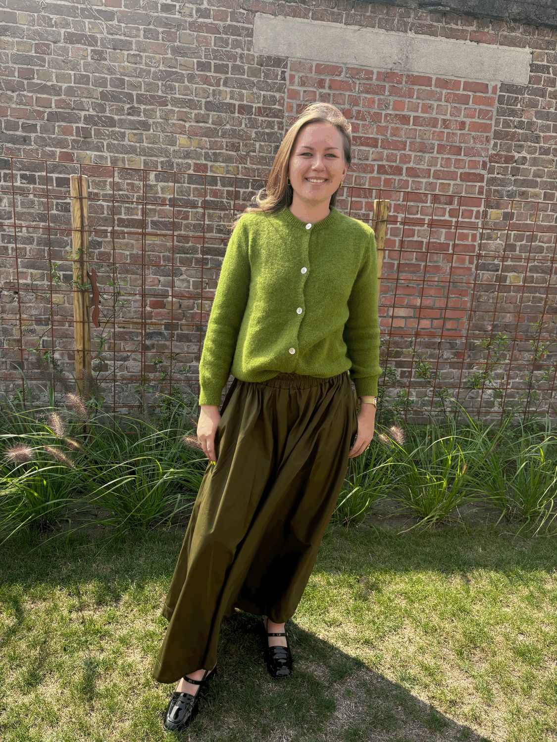 LANGE ROK MET ZAKKEN KAKI