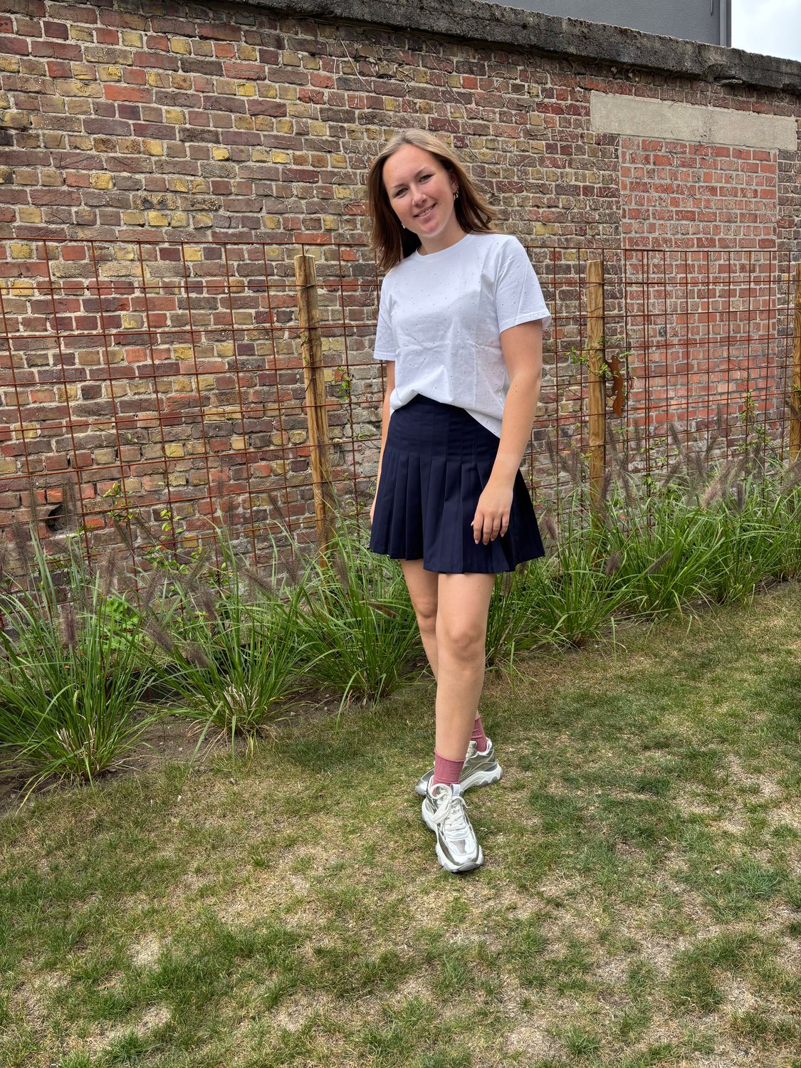 PLOOIROK/ SHORT DONKERBLAUW