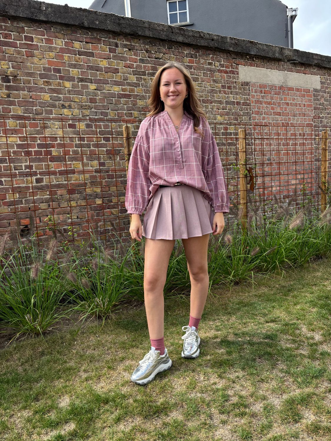 PLOOI SHORT ROZE MET RIEM