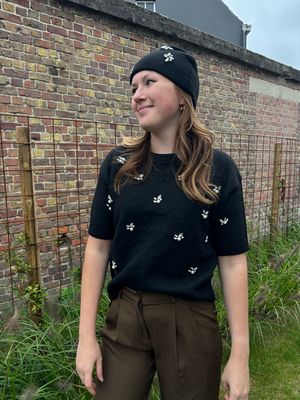 TRUI KORTE MOUW ZWART