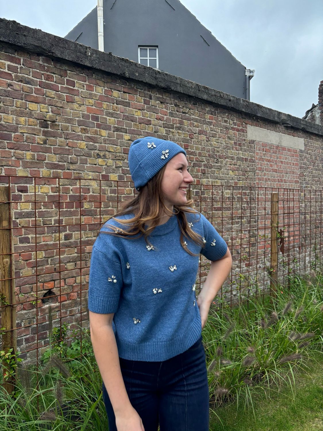 TRUI MET KORTE MOUW BLAUW
