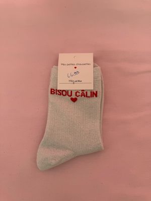 GLITTER KOUSEN GRIJS ‘BISOU CÂLIN’