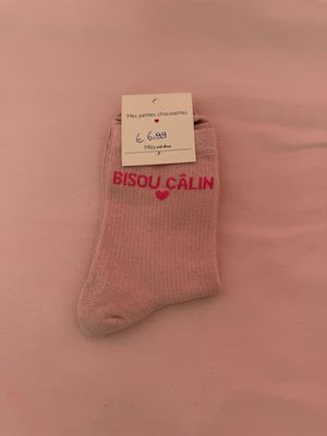 GLITTER KOUSEN PASTELROZE ‘BISOU CÂLIN’
