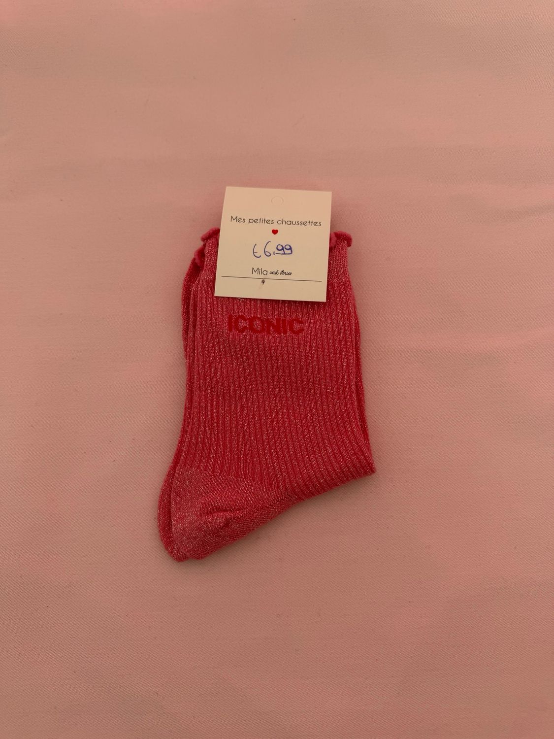 GLITTER KOUSEN ROZE ‘ICONIC’