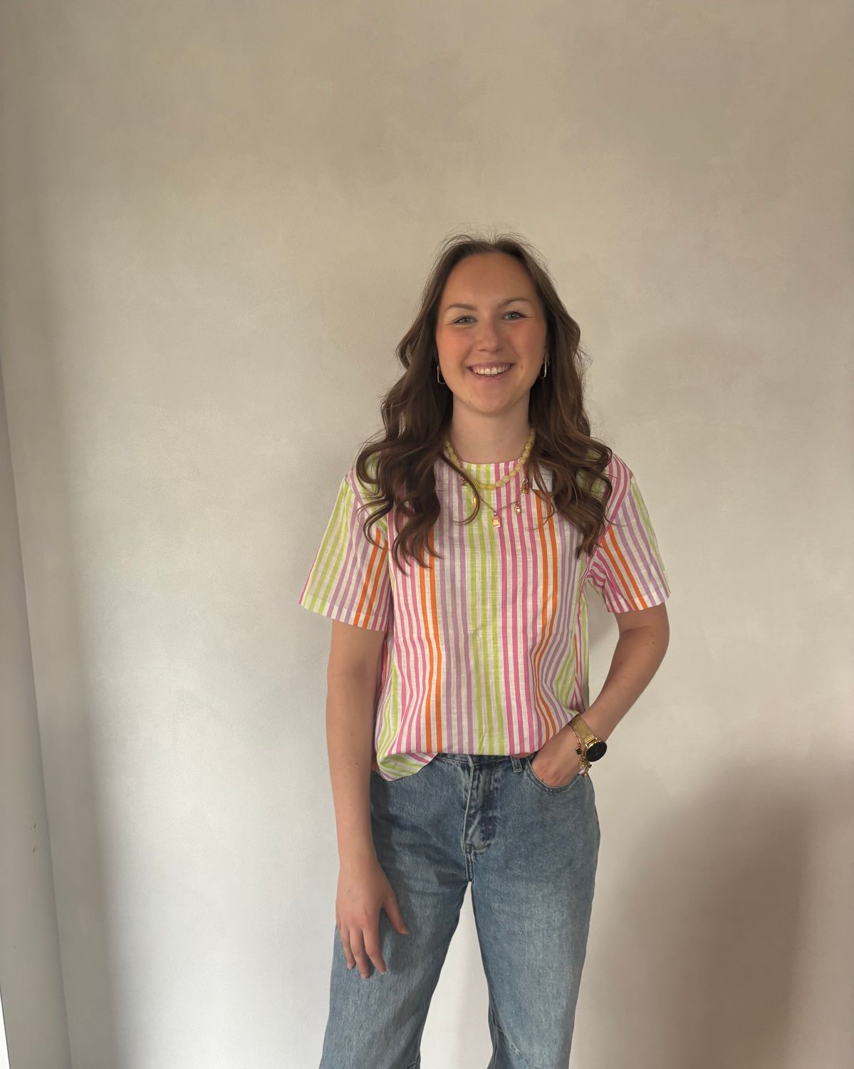BLOES MET ASYMMETRISCHE ACHTERKANT