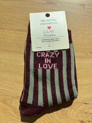 GLITTER KOUSEN GROEN ‘CRAZY IN LOVE’