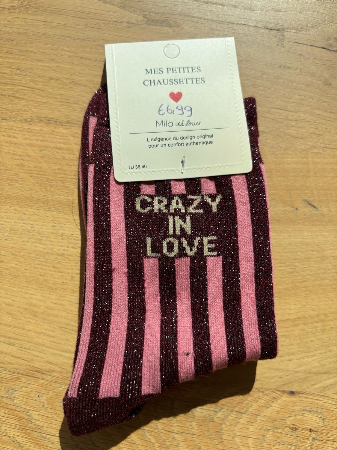 GLITTER KOUSEN ROZE ‘CRAZY IN LOVE’