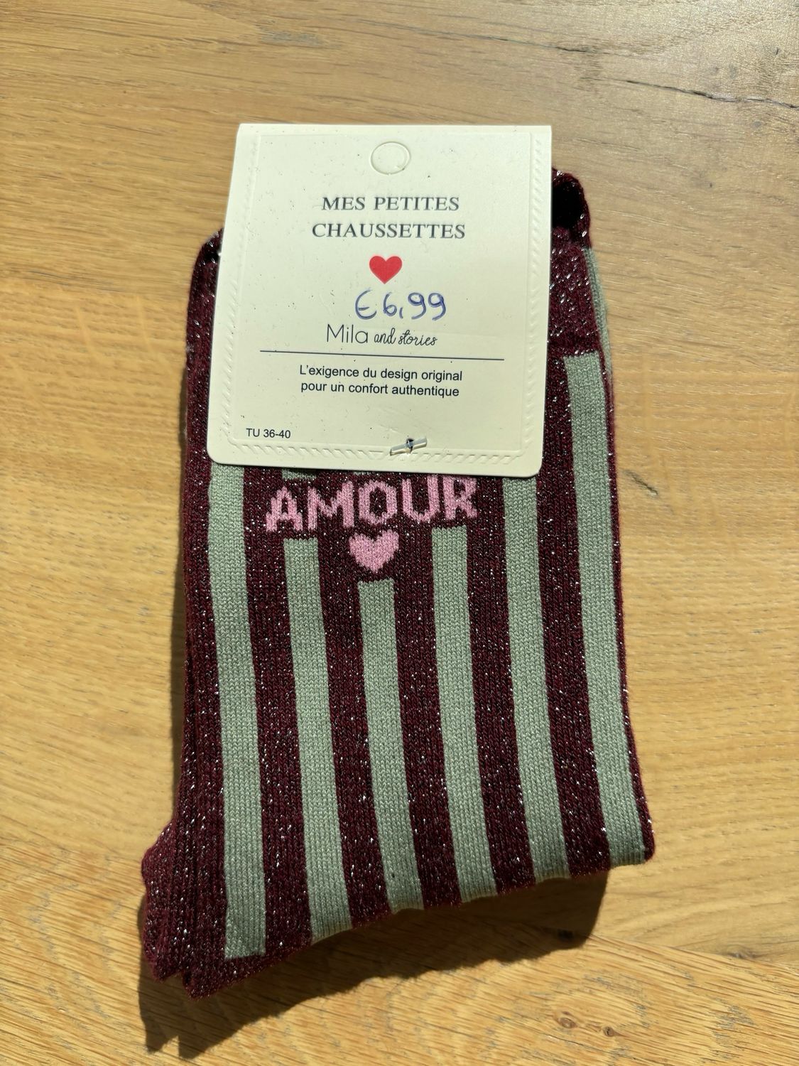 GLITTER KOUSEN GROEN ‘AMOUR’