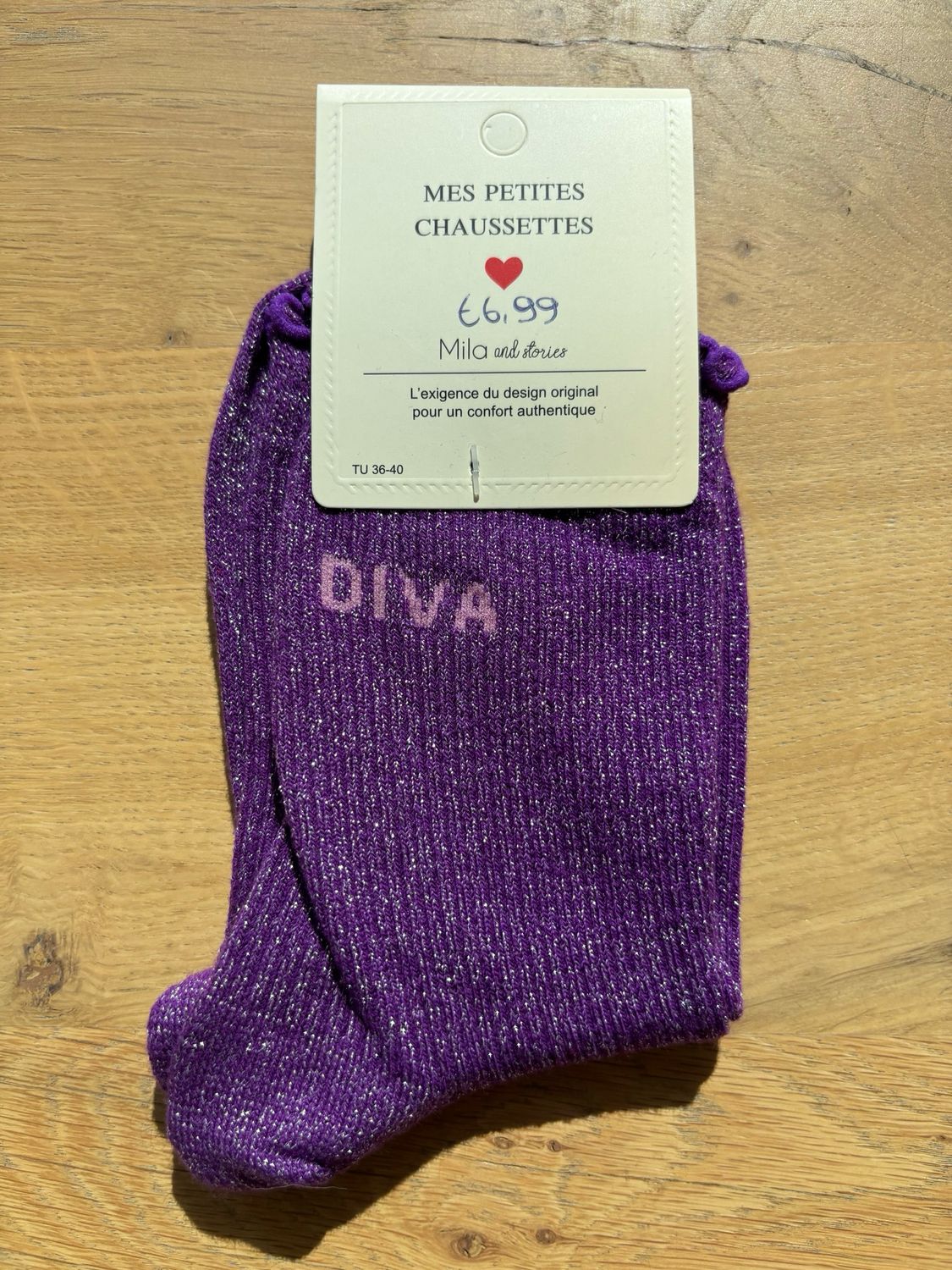 GLITTER KOUSEN PAARS ‘DIVA’