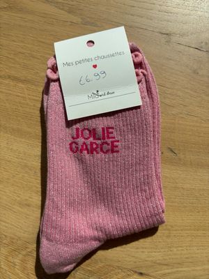 GLITTER KOUSEN ROZE ‘JOLIE GARCE’