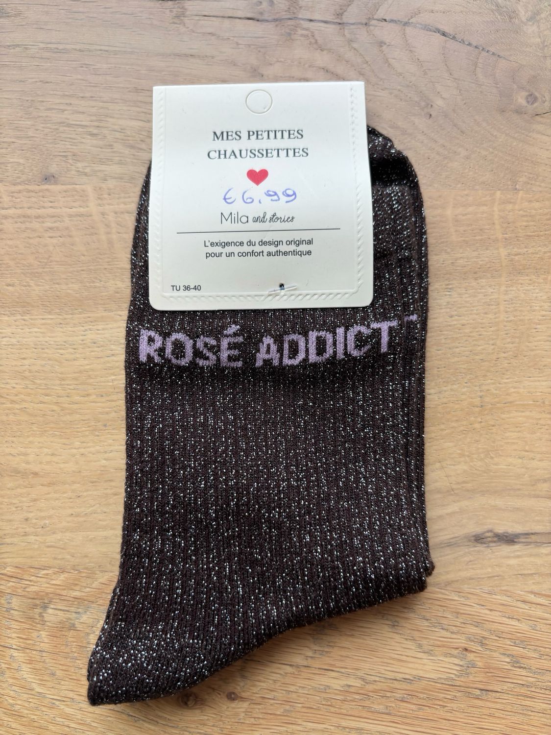 GLITTER KOUDESEN DONKER BRUIN ‘ROSÉ ADDICT’