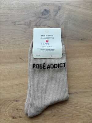 GLITTER KOUSEN CRÈME ‘ROSÉ ADDICT’