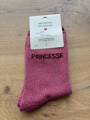GLITTER KOUSEN ROZE ‘PRINCESSE’