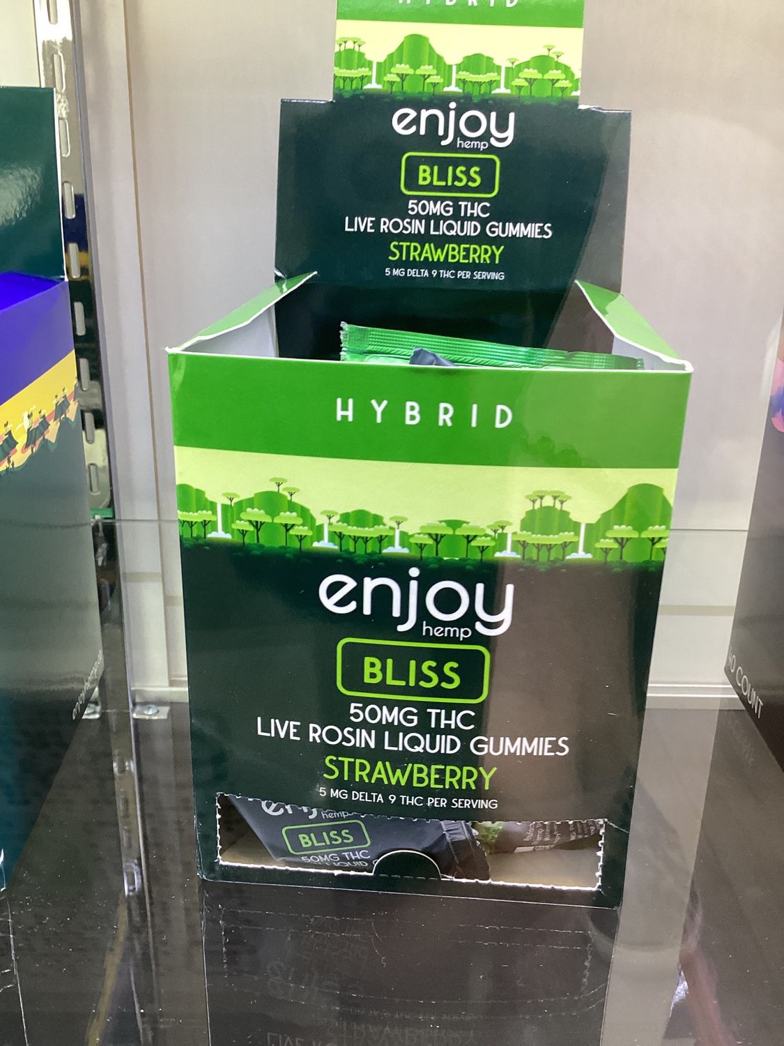 Enjoy Liquid Gummies 50mg Pack, Flavor: Bliss Hybrid Strawberry
