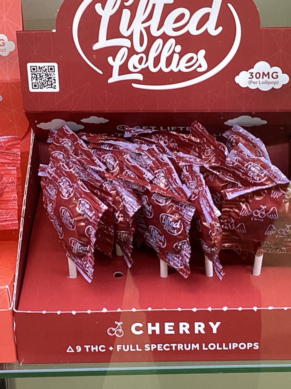 Lollipops- 30mg, Flavor: Cherry
