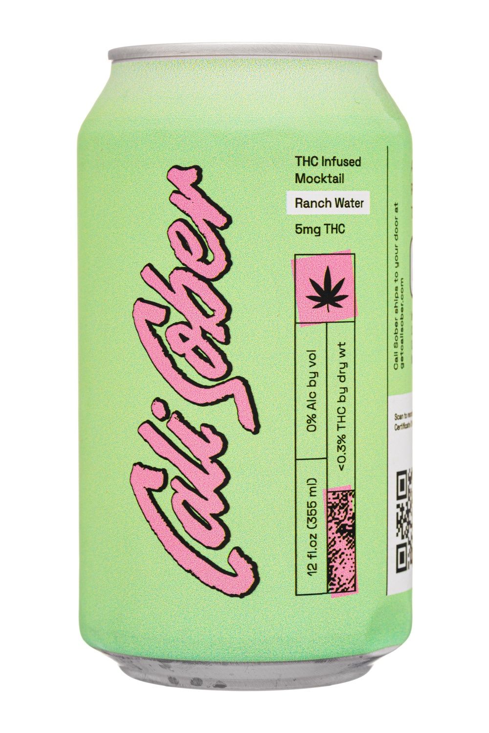 Cali Sober, Flavor: Ranch Water, Size: Single