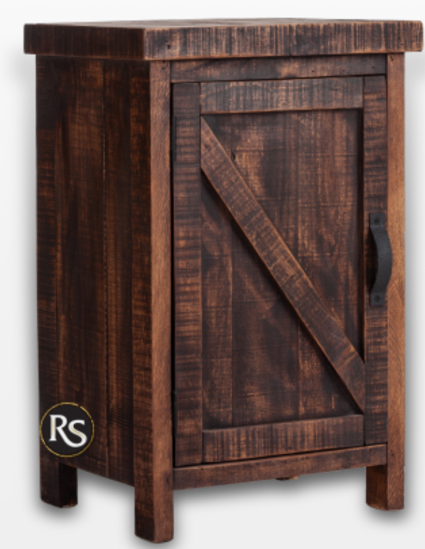 Barn Nightstand-Dark Finish