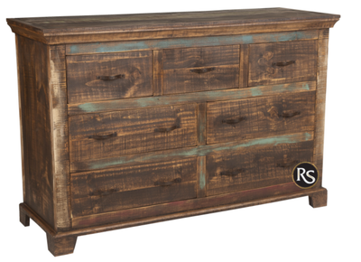 Linea Cabana 7 Drawer Dresser-Multicolor Finish