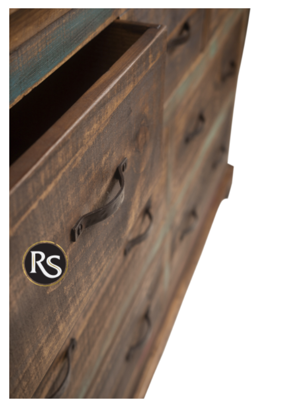 Linea Cabana 7 Drawer Dresser-Multicolor Finish