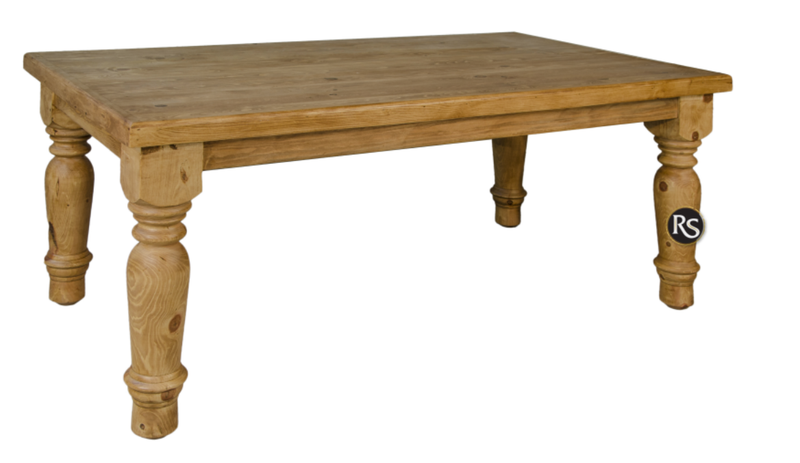 Linea Tradicional 8 Ft Santa Rita Table-Pictured in Medium Finish