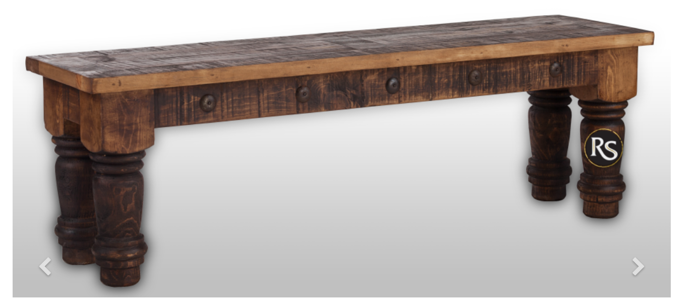 Linea Rustica Santa Rita Bench-Dark Finish