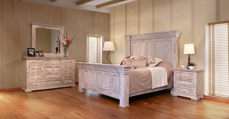 1022 Terra White King Size Bed