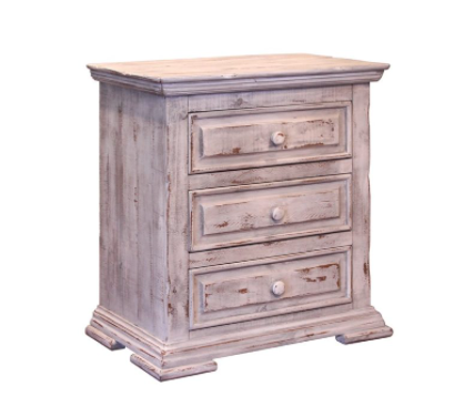 1022 Terra Nightstand in White Finish