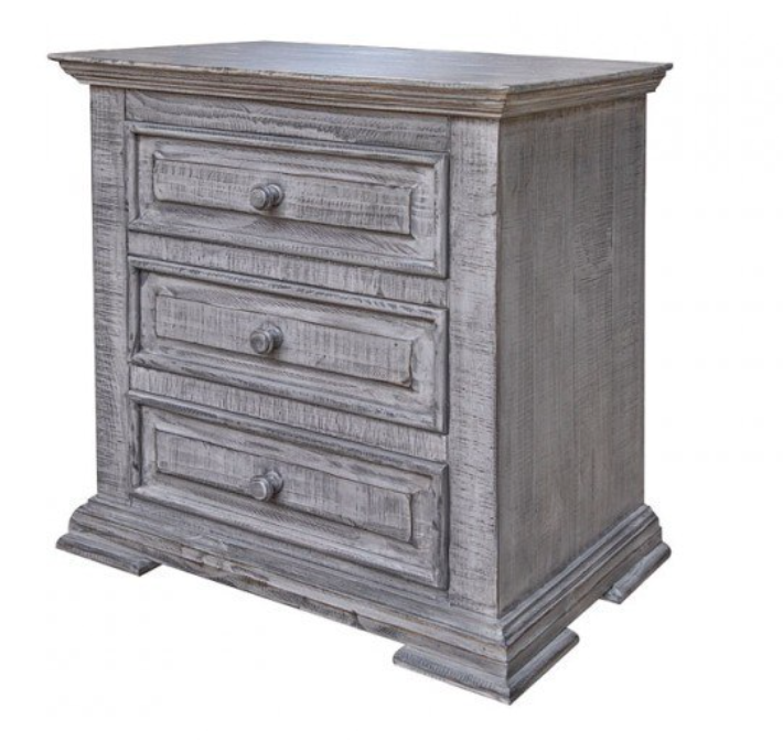 Terra Nightstand in Gray Finish