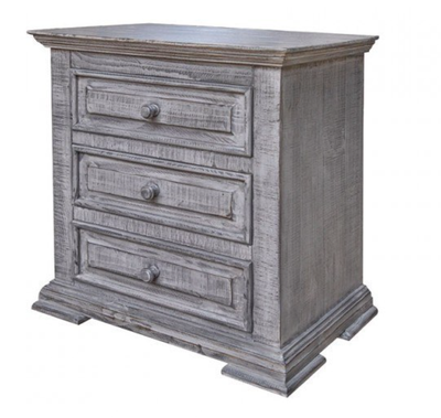 Terra Nightstand in Gray Finish